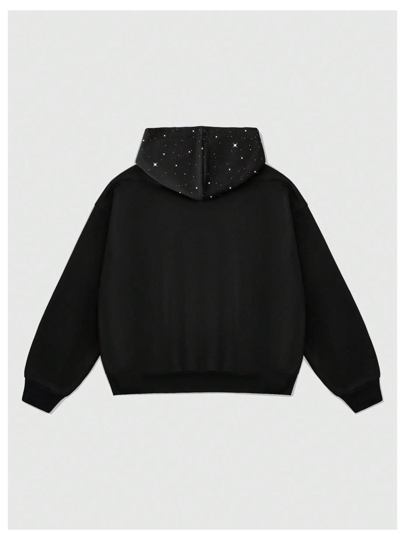 SOLY HUX Men's Graphic Oversized Hoodies Y2k Zip Up Long Sleeve Hooded Sweatshirt Jacket Streetwear