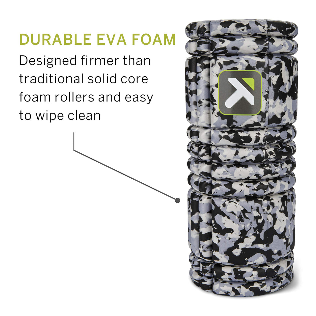 TriggerPoint Grid 1.0 Foam Roller - 13" Multi-Density Massage Roller for Deep Tissue & Muscle Recovery - Relieves Tight, Sore Muscles & Kinks, Improves Mobility & Circulation - Targets Key Body Parts