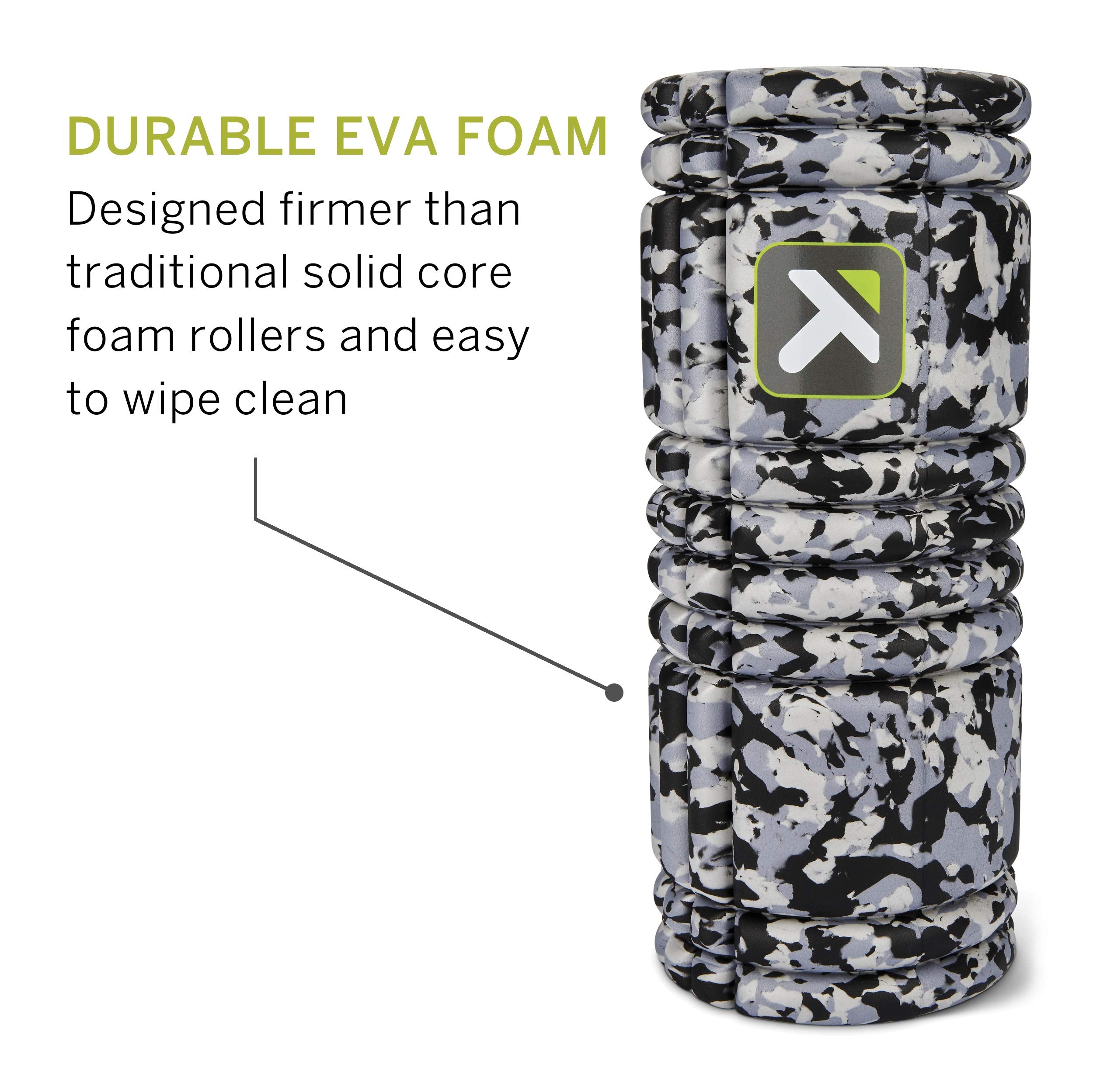 TriggerPoint Grid 1.0 Foam Roller - 13" Multi-Density Massage Roller for Deep Tissue & Muscle Recovery - Relieves Tight, Sore Muscles & Kinks, Improves Mobility & Circulation - Targets Key Body Parts