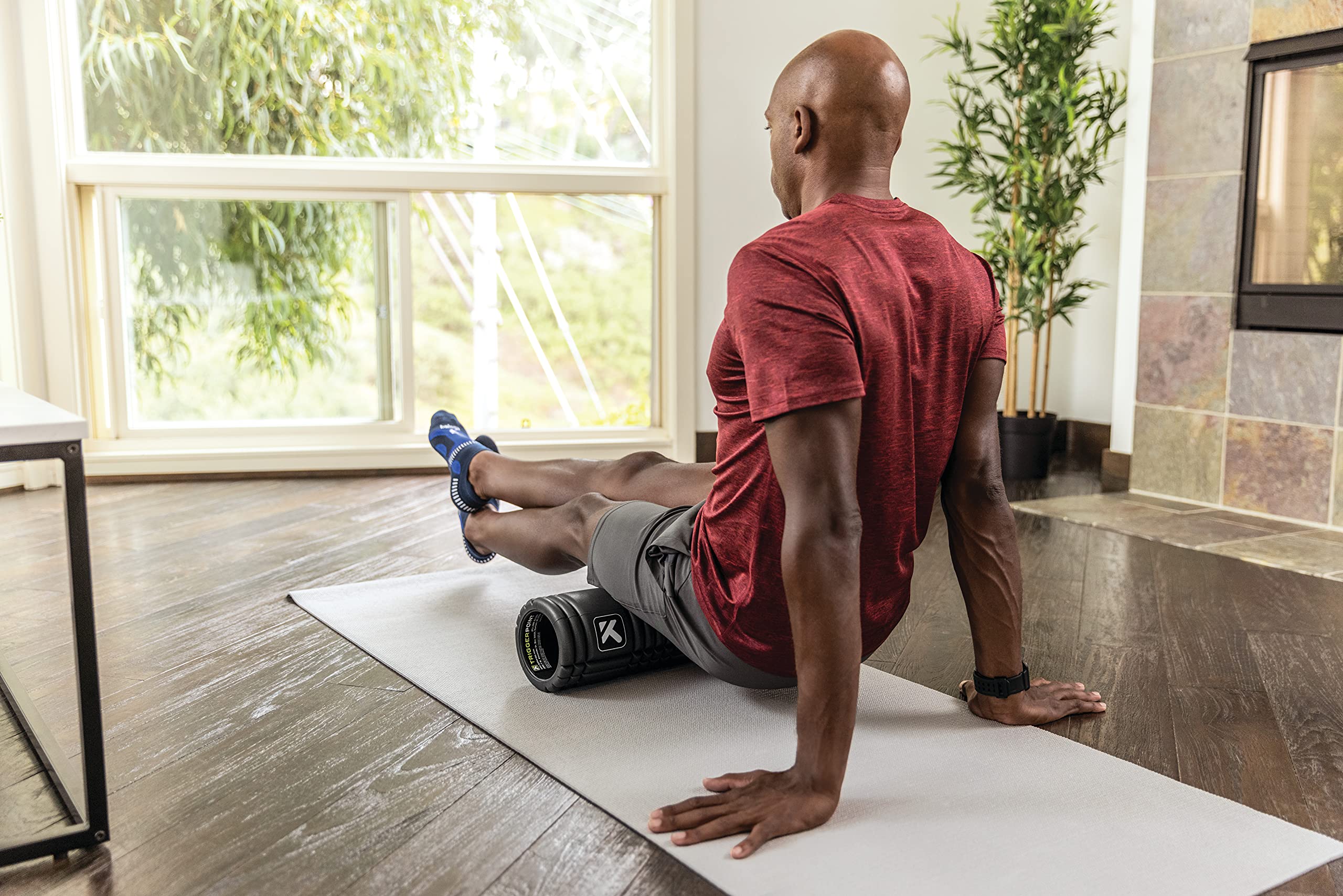 TriggerPoint Grid 1.0 Foam Roller - 13" Multi-Density Massage Roller for Deep Tissue & Muscle Recovery - Relieves Tight, Sore Muscles & Kinks, Improves Mobility & Circulation - Targets Key Body Parts